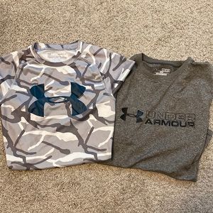 Boys under armour tees